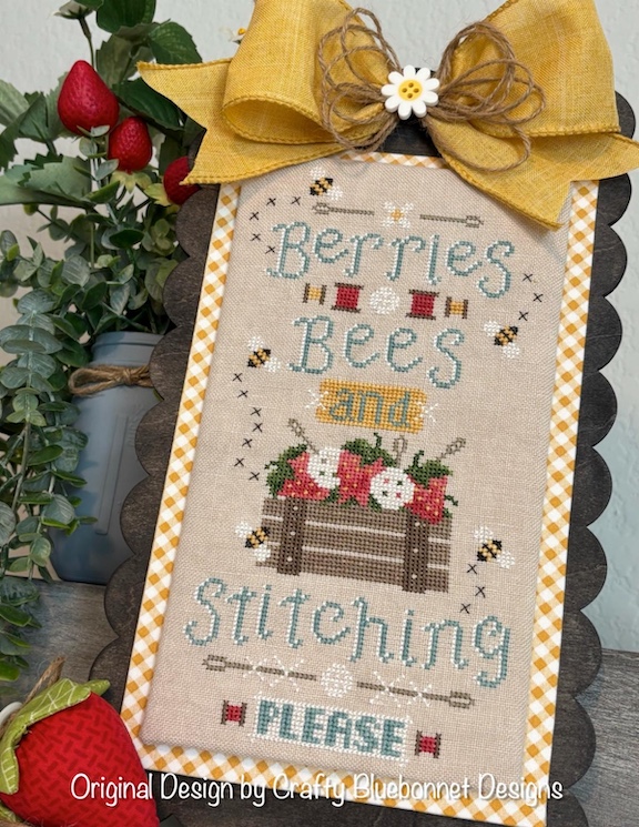 Berries, Bees and Stitching Please